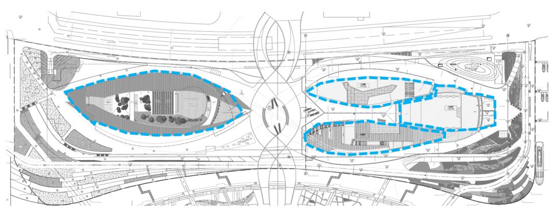 苏州湾文化中心 | 太湖之滨的“双飘带”建筑诗篇-9