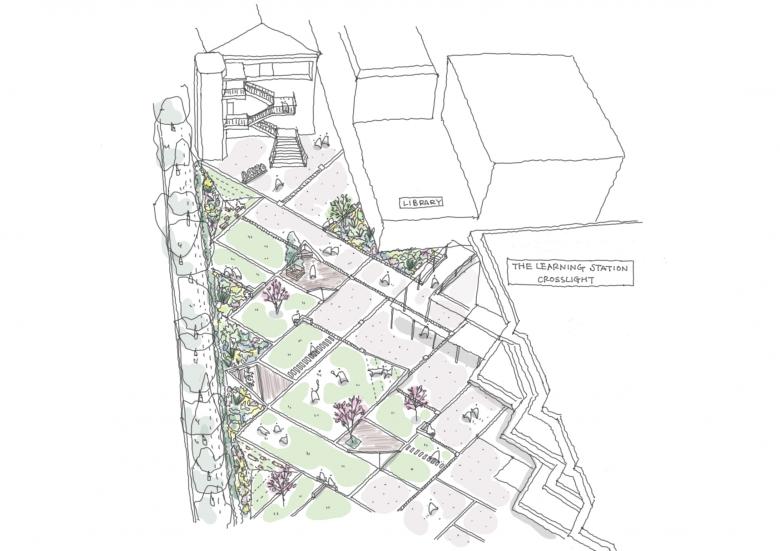 梅光学院大学新校区景观设计丨日本丨デザインネットワーク | DNA-35