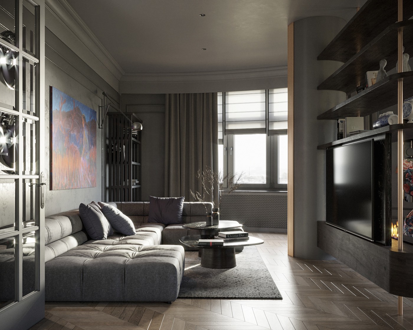 俄罗斯小空间公寓设计-1