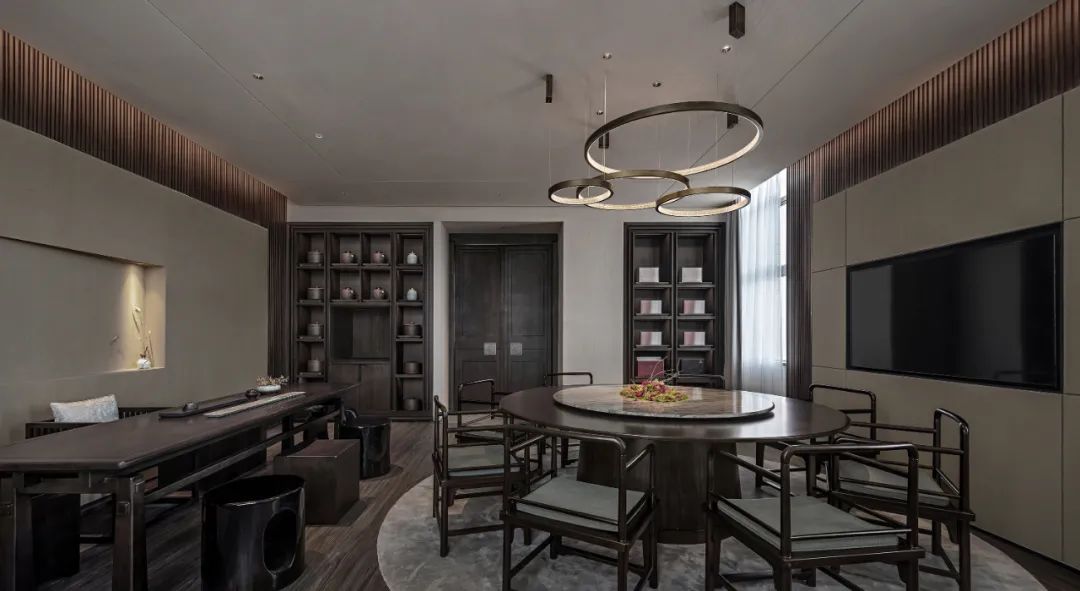乾园会所 · 东方美学的现代食享空间丨禾田营造-52