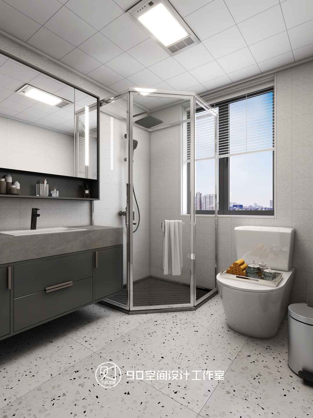 《爱家花苑》130 平方现代风格设计-47