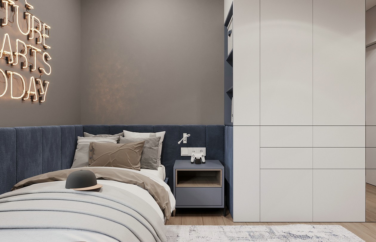 乌克兰小空间公寓设计 极致舒适的家！-11