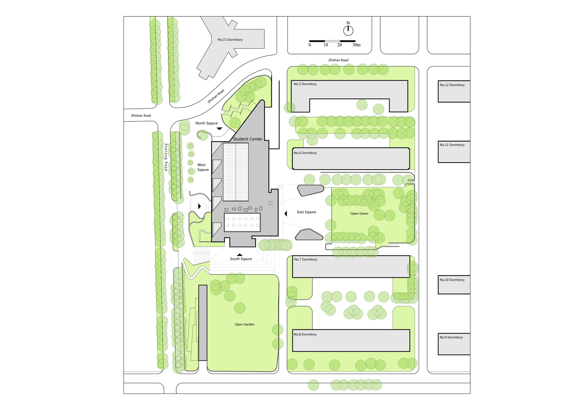清华中央食堂 | 校园公共空间的新生-62