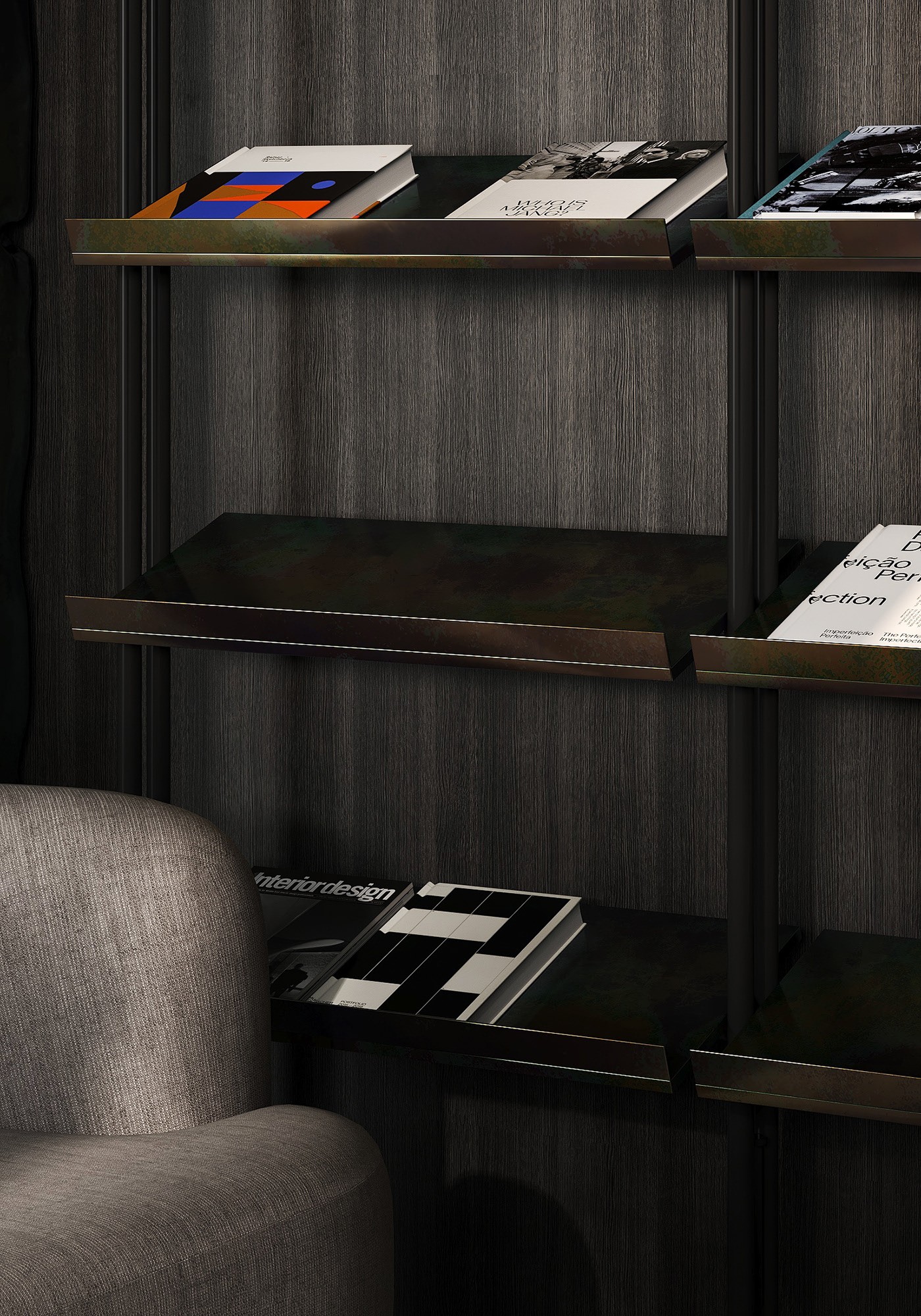 深色系公寓设计 不一样的高级感！-5