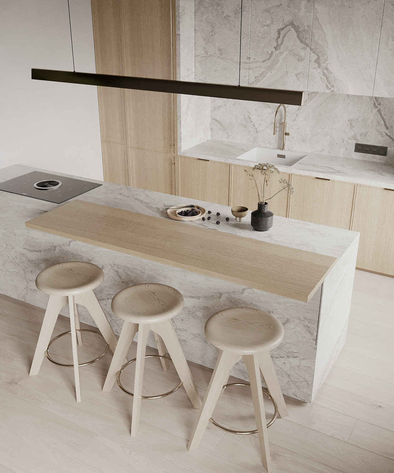 俄罗斯浅色系住宅设计-5