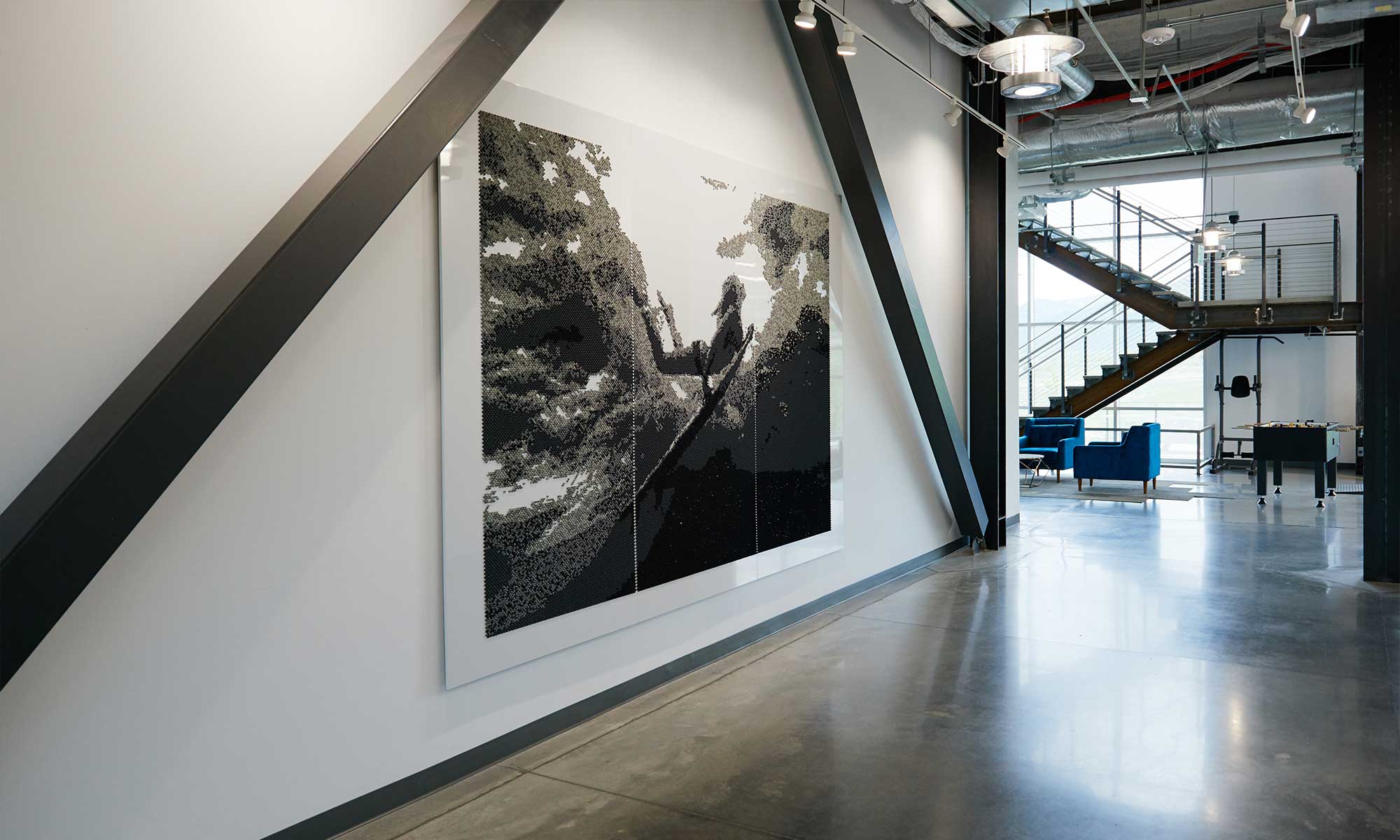 音乐运动融入办公空间——Skullcandy 总部室内设计-8