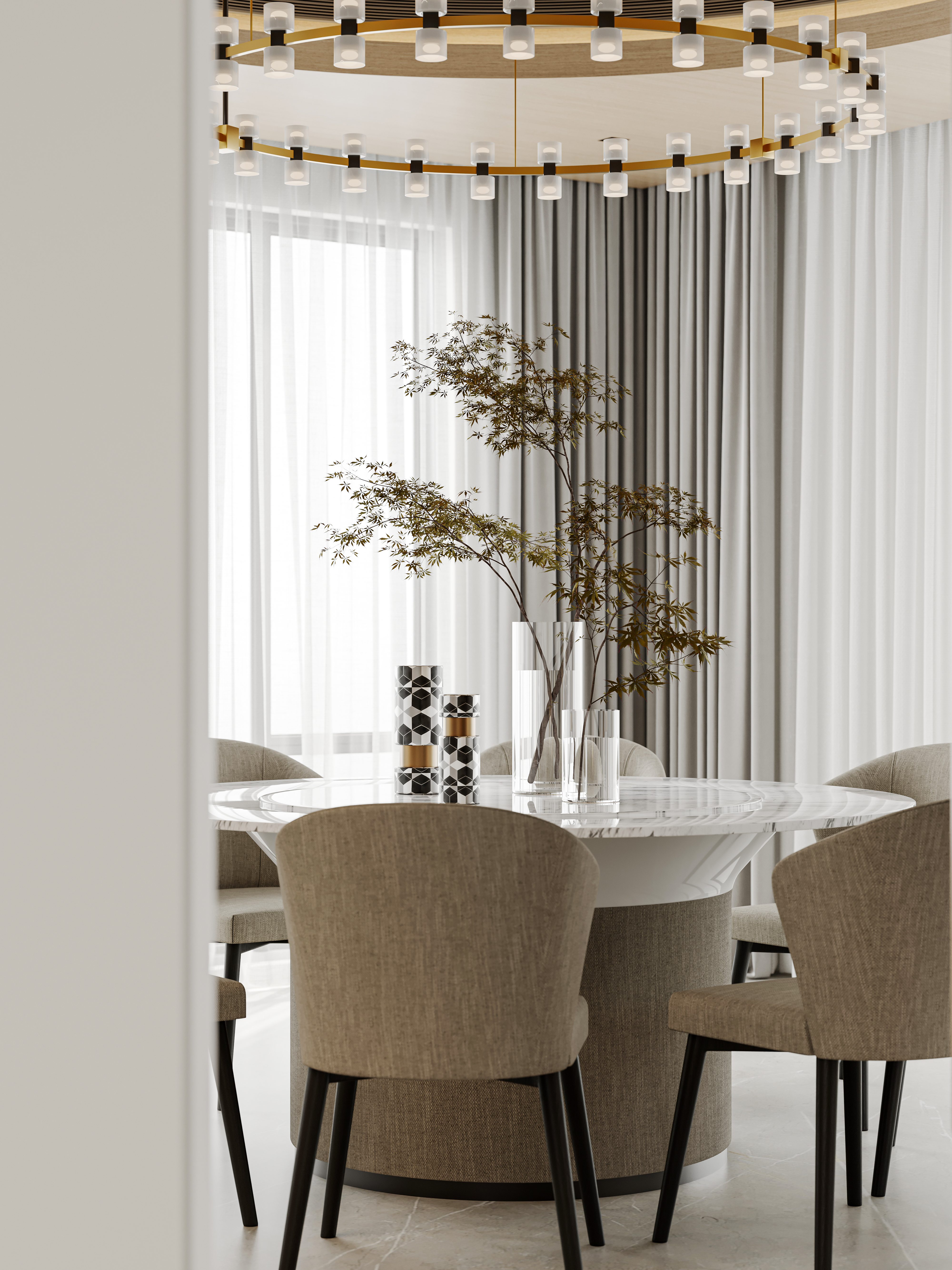 高端图-现代别墅渲染-9