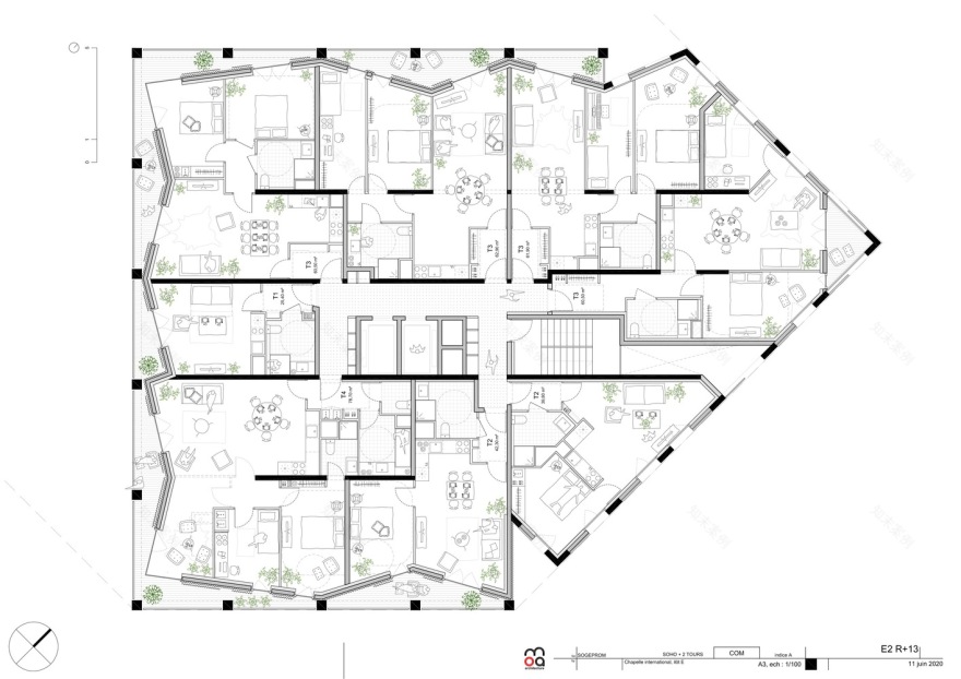 巴黎双塔公寓-24