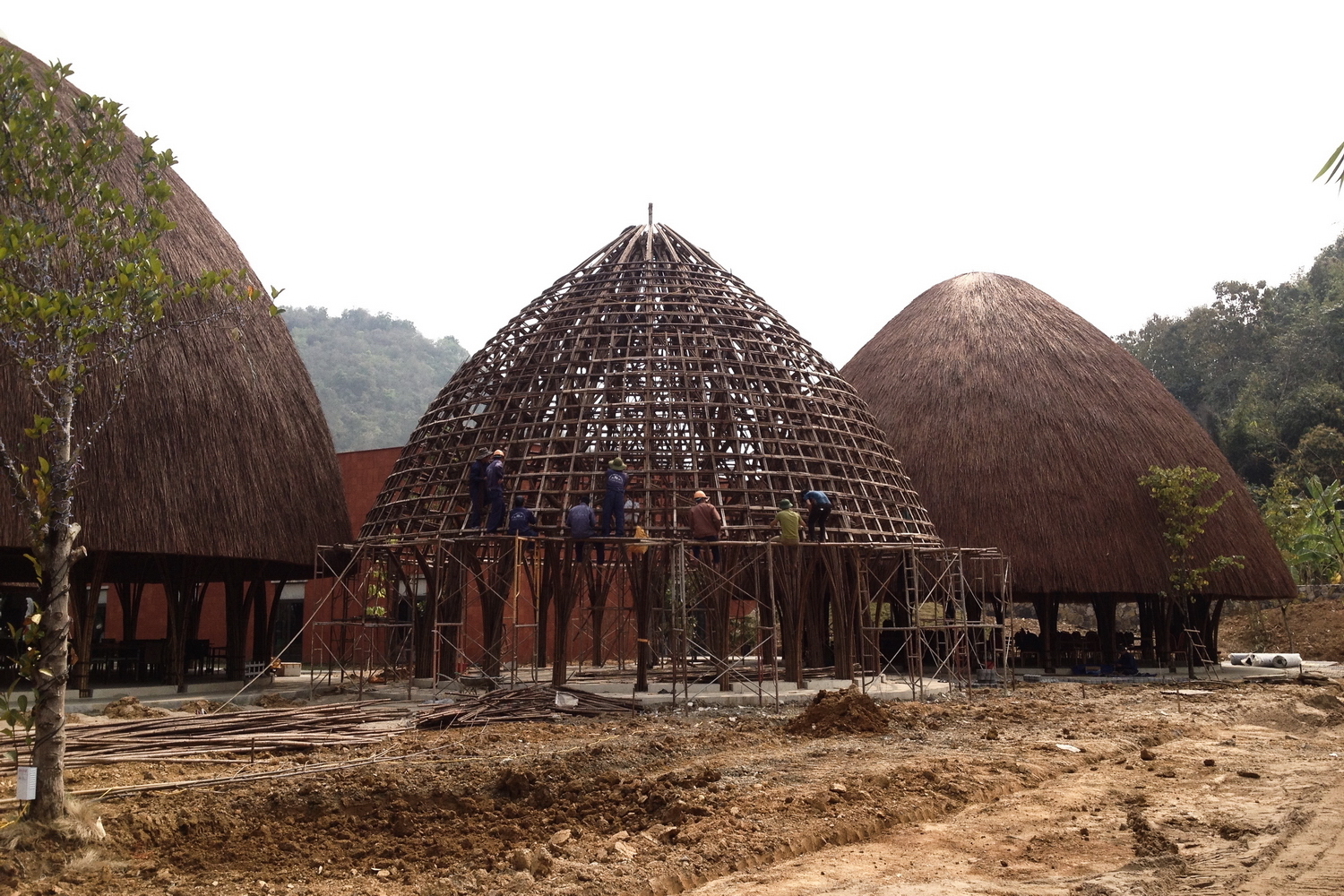 VTN 建筑事务所将在 Son la 建造五座仪式穹顶建筑-2