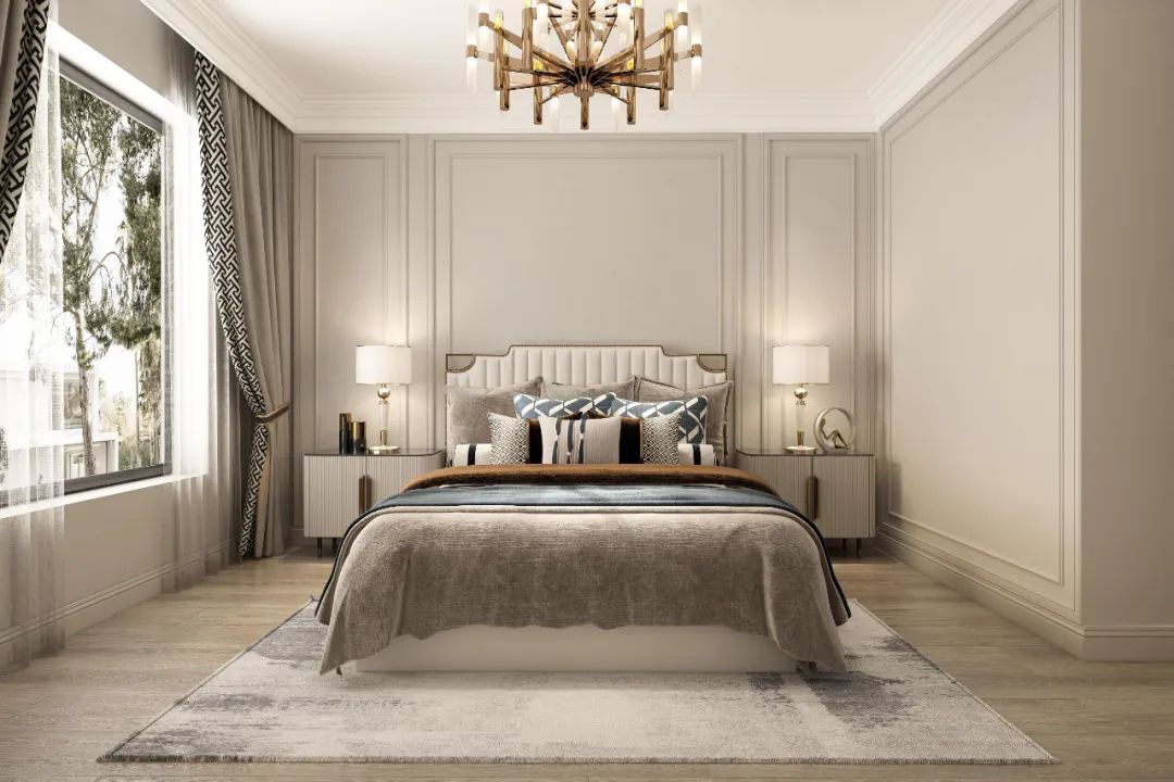 法式轻奢风家居空间设计丨中国包头丨众诚装饰-29