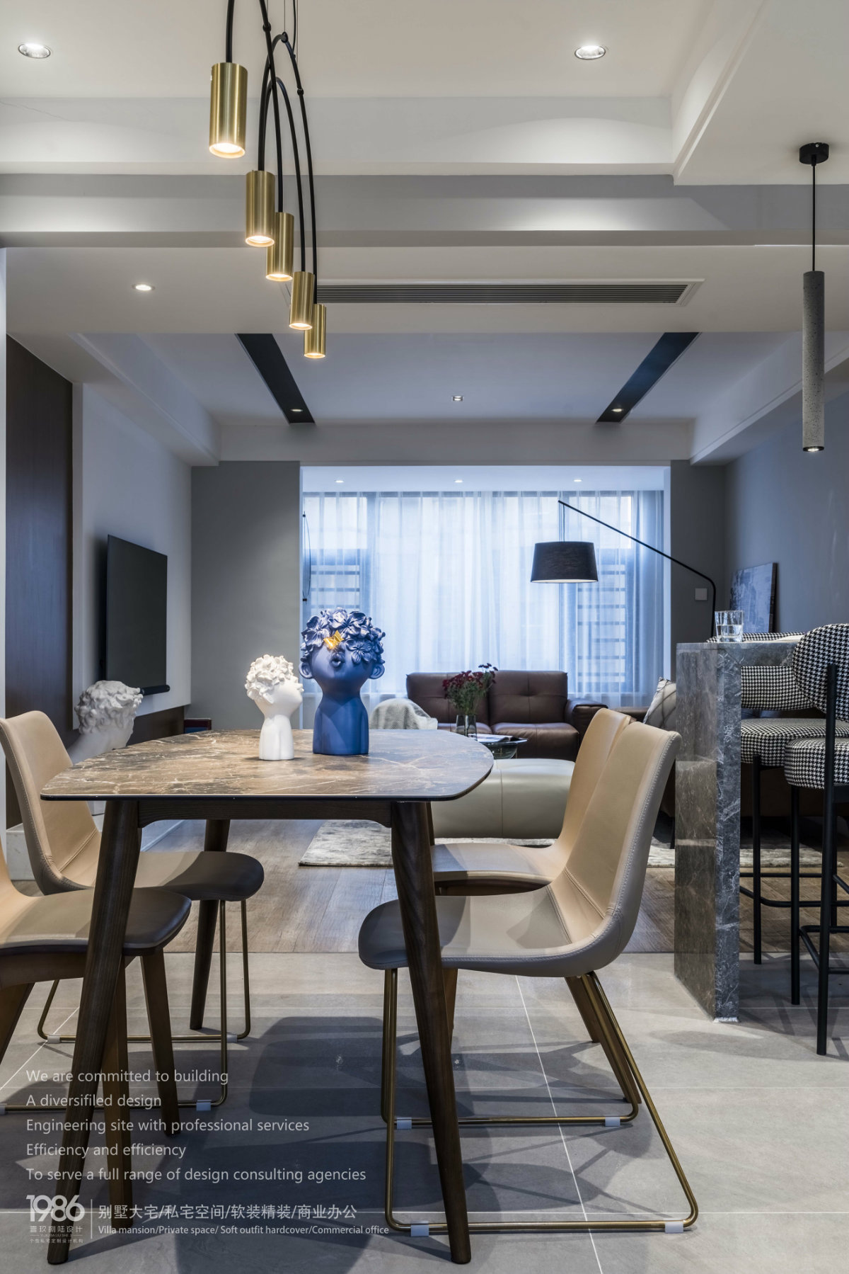 长沙金地格林公馆 1986 设计 | 现代简约空间，互动生活美学-26