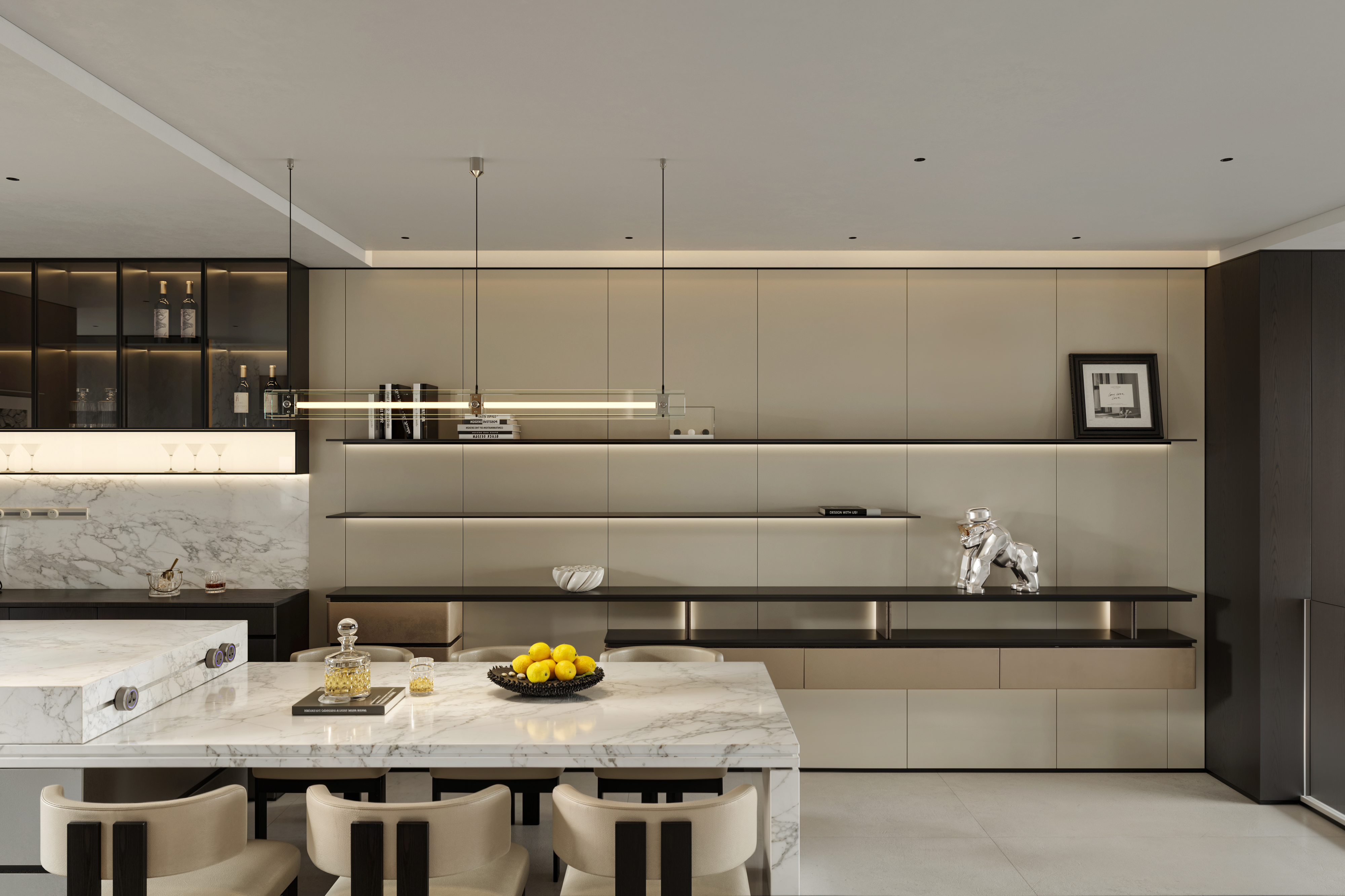 黑白灰别墅 黑白灰 现代别墅-7