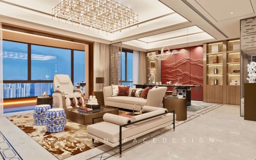 邂逅东方气韵之美学丨宁波市乐赞室内装饰设计有限公司-2