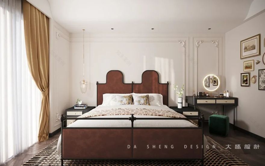 和顺园法式复古浪漫家居设计丨中国南宁丨大盛设计事务所-27