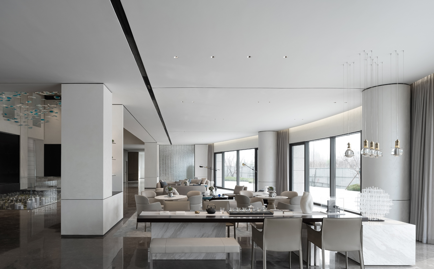 梦想之境 · 济南中建东孚蔚蓝之城营销中心设计丨中国济南丨蔡保兵室内设计-48