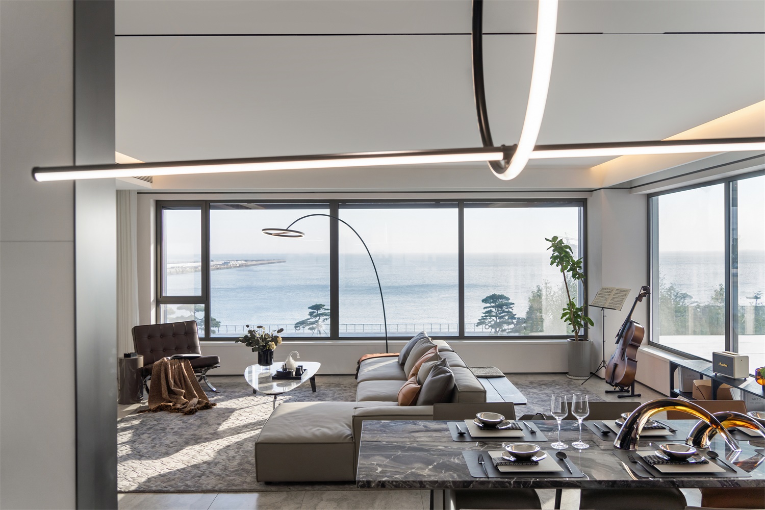 青岛云上观海样板间丨中国青岛丨D&P DESIGN-9