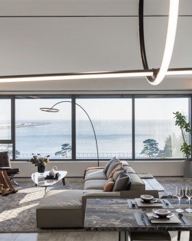 青岛云上观海样板间丨中国青岛丨D&P DESIGN