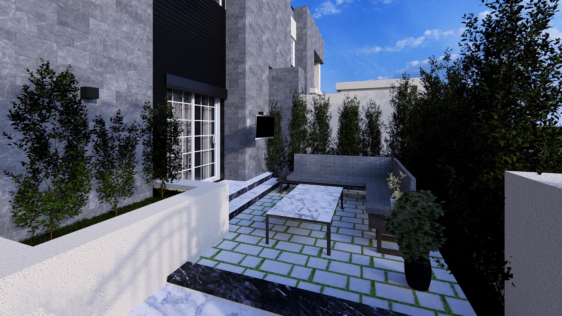 Private Villa in Karma Compound/Sheikh Zayed - Exterior-4