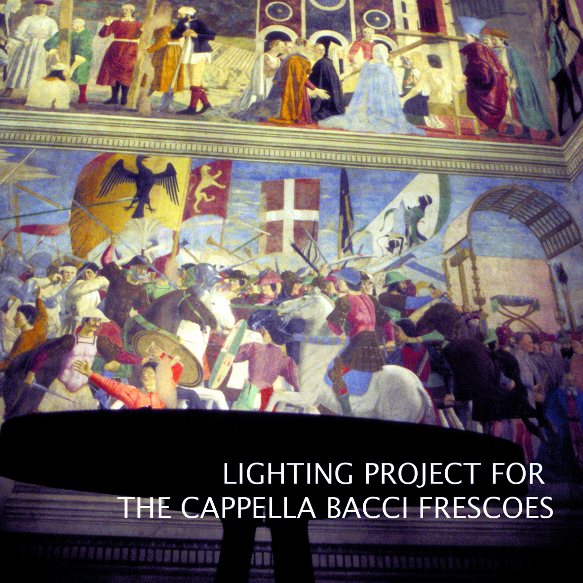 lighting project for the cappella bacci frescoes-0