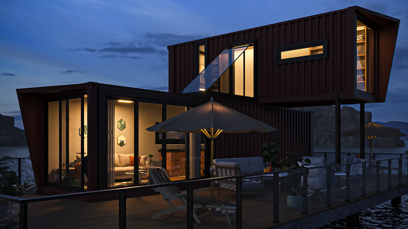 工业住宅|Container Marine House-1