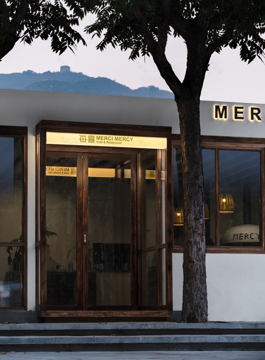 四棵树下的小院每喜merci mercy餐厅丨中国北京丨五架三间设计研究室-15