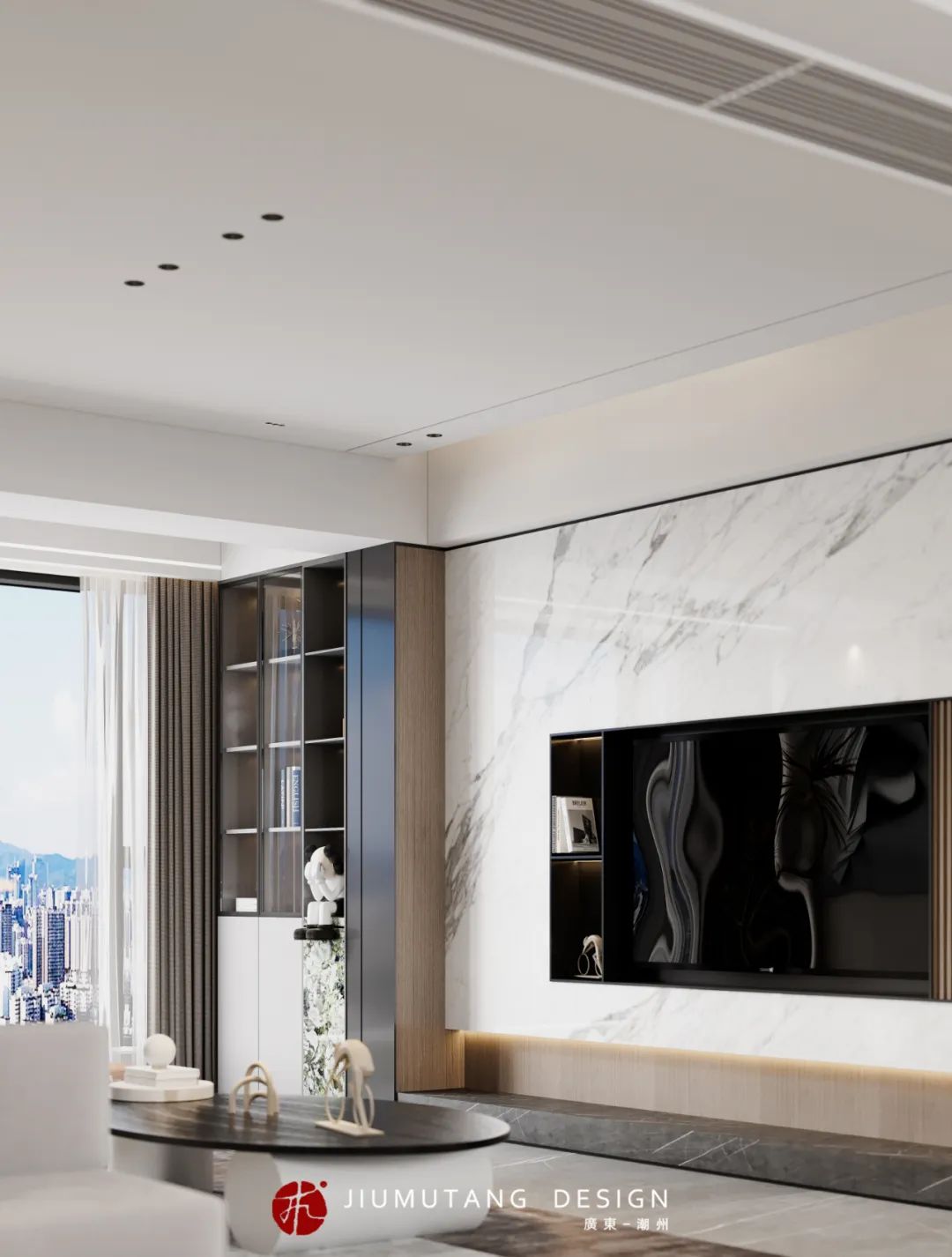 构域 · 广东潮州现代简约风住宅设计丨中国潮州丨潮州市九木堂装饰设计有限公司-2