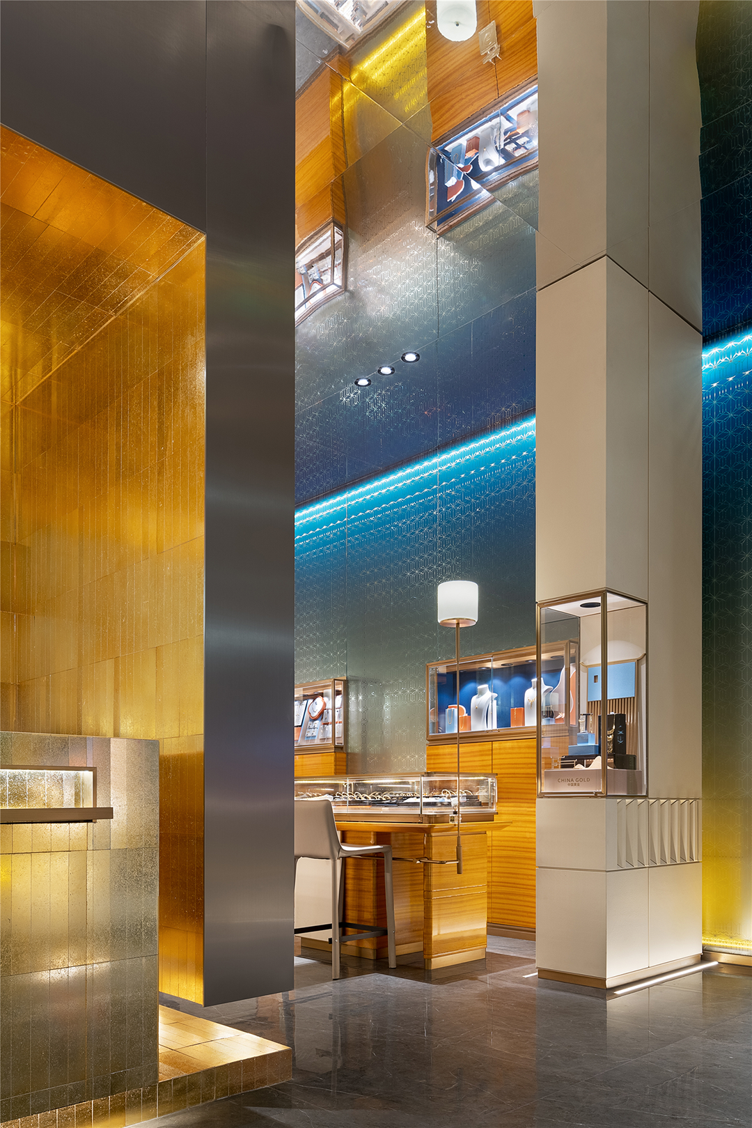 中国黄金国际旗舰店丨中国山西丨佰第设计-29