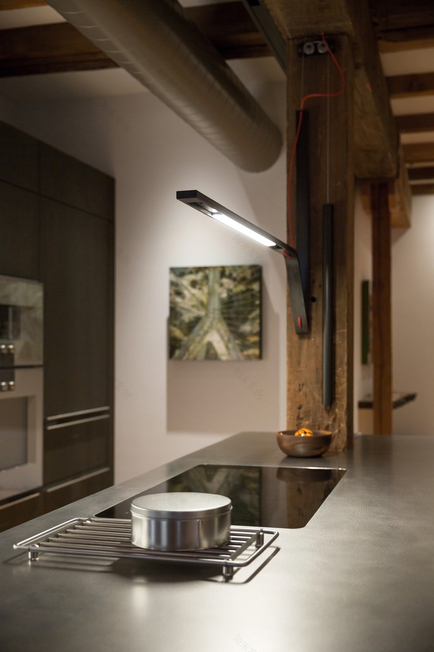 North End Loft: Combination of Three Residential Units into a Single Two-Story Loft-7