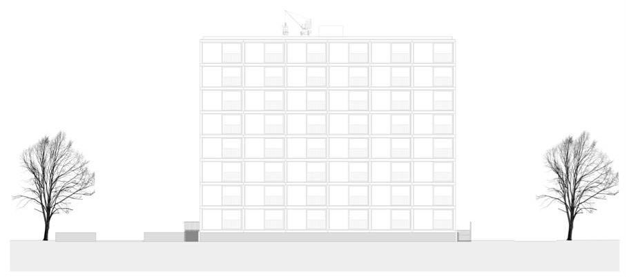 荷兰 Zwolle 市 Hiphouse 公寓楼——玻璃塔中央流通类型的社会住宅-36