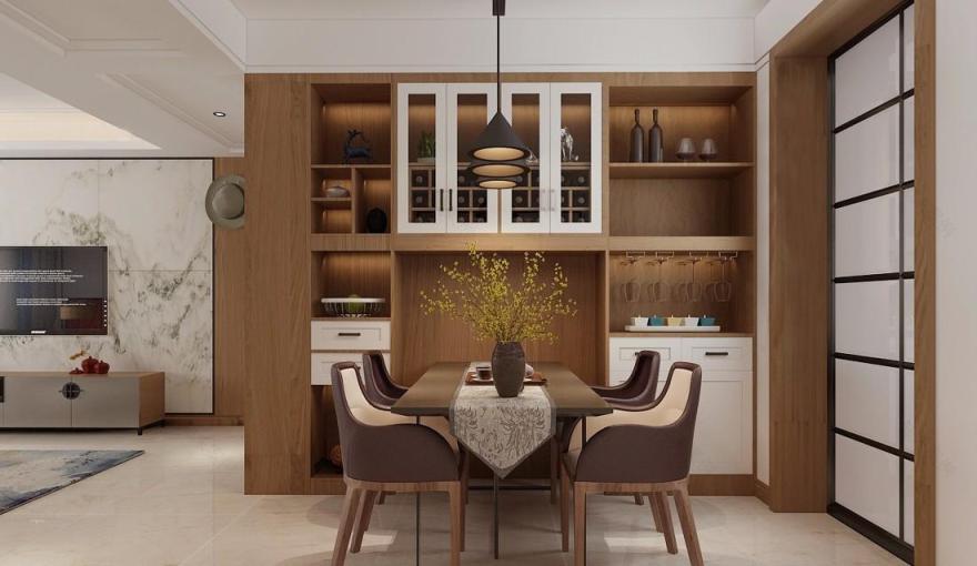 济南万泰装饰万达文旅城140平装修案例-4