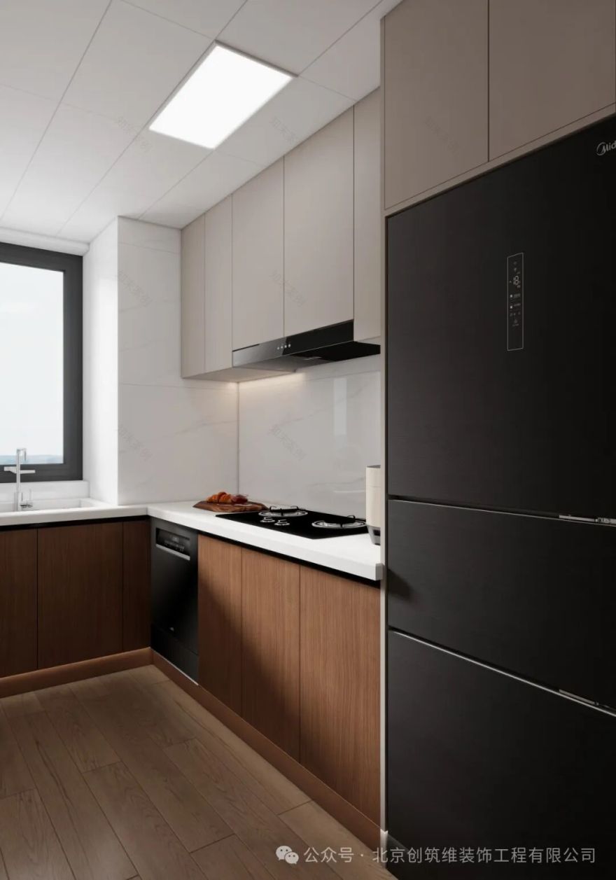 潮白人家|110㎡中古风装修案例-35