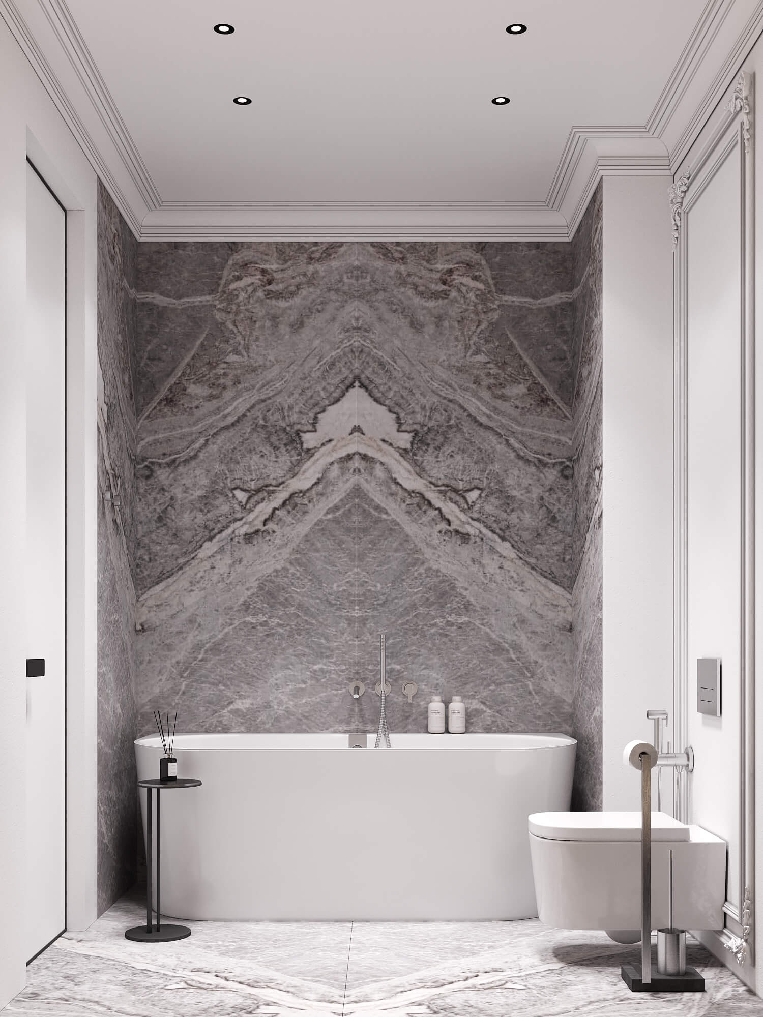 90㎡高级灰色系公寓设计 至素至简，气质非凡！-54