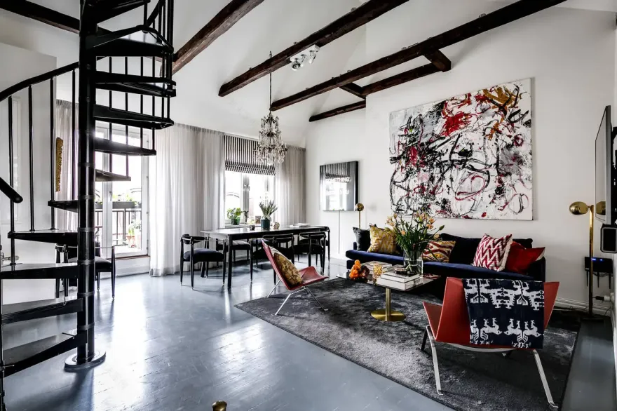 88 平米老屋翻新,展现简约艺术魅力-1