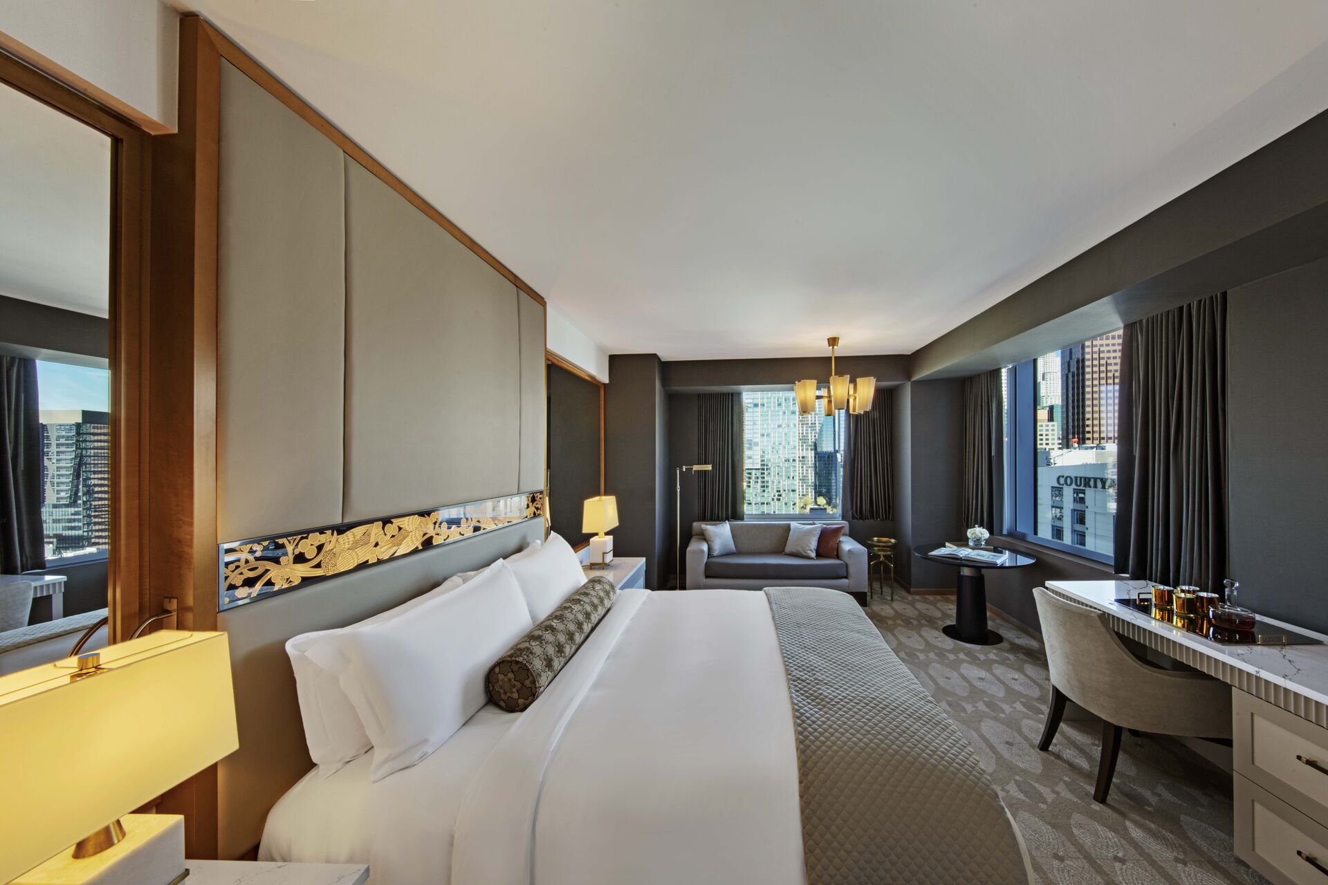 洛杉矶丽思卡尔顿酒店室内设计丨美国洛杉矶丨Rottet Studio-9