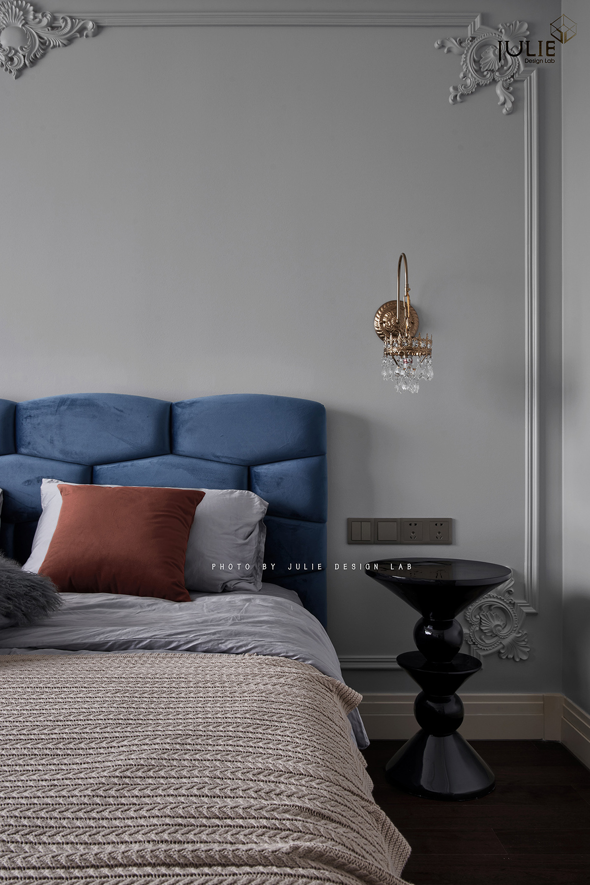 法式轻奢浪漫住宅设计丨中国杭州丨JULIE 软装设计-30