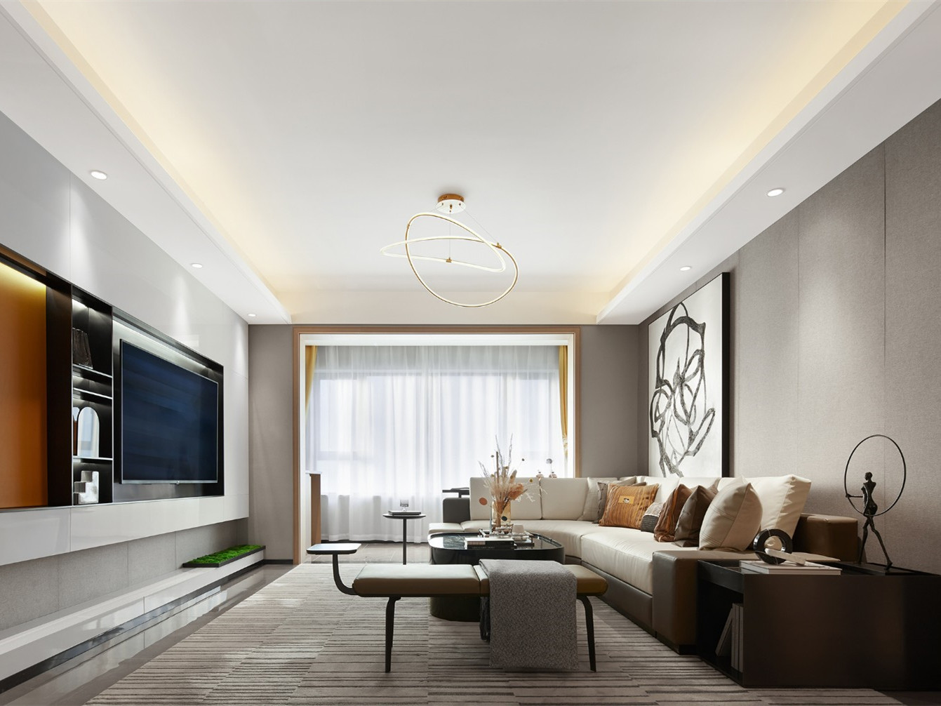 安阳云顶样板间丨中国安阳丨石间设计-3