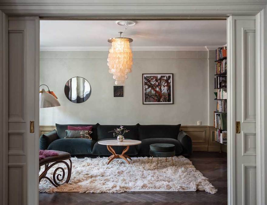 18 世纪斯德哥尔摩复古公寓,历史与现代的完美融合-14