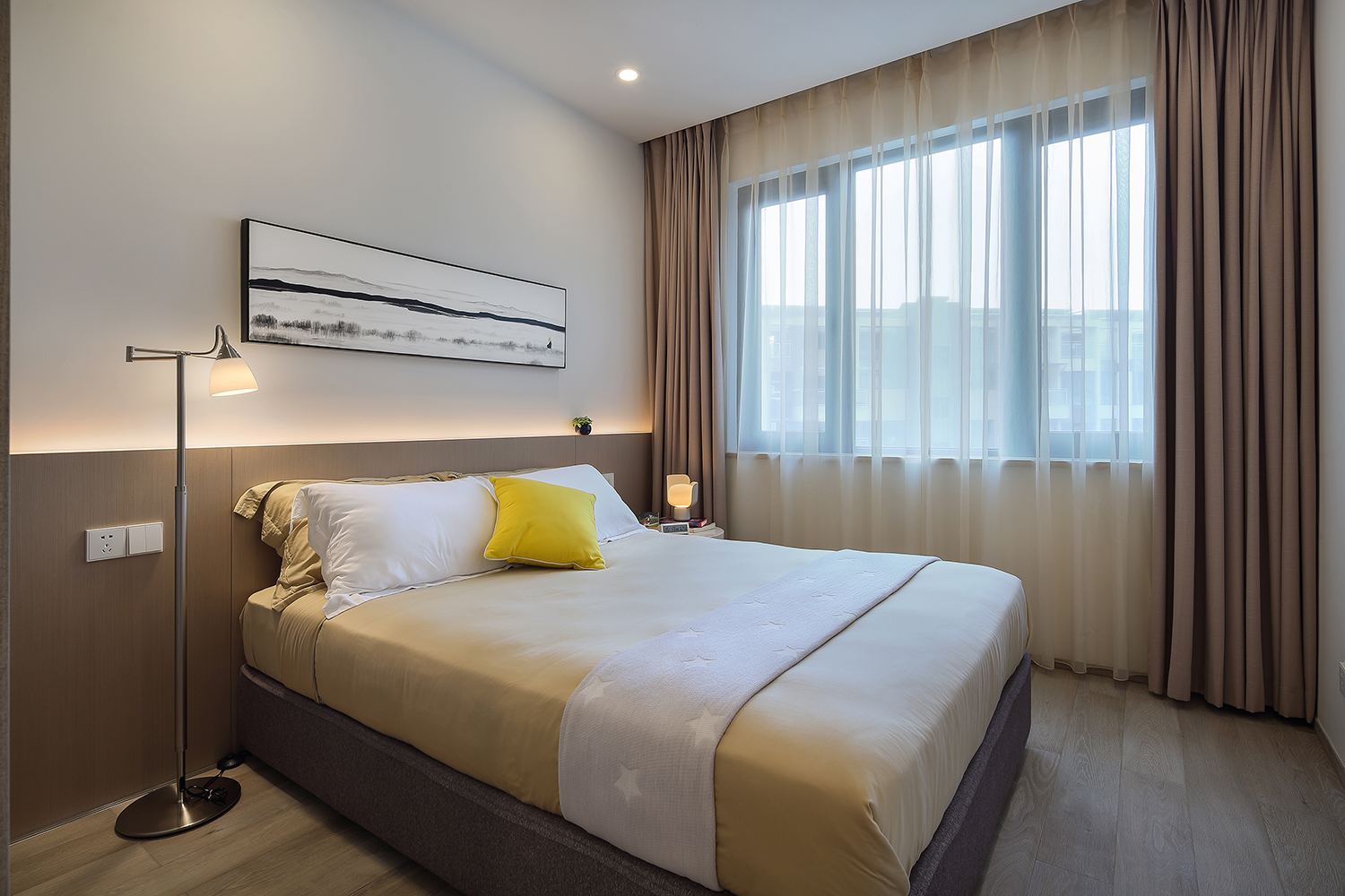 漾设计Young Design｜深圳罗湖区京基云景梧桐—《山间新雨》-46