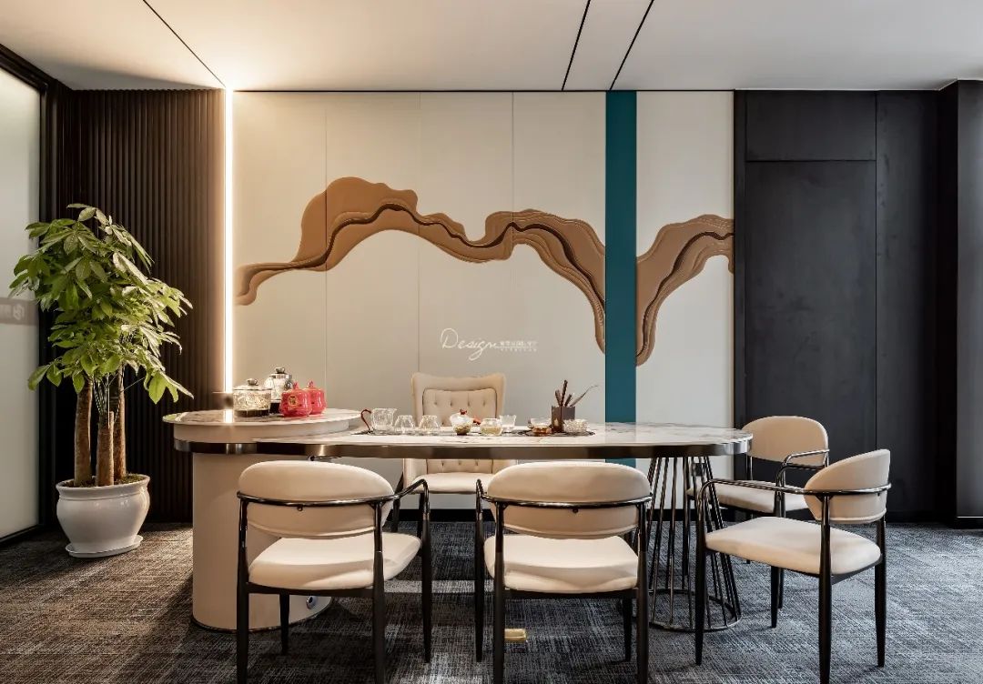 现代中式办公室设计丨中国昆明丨紫苹果国际设计-62