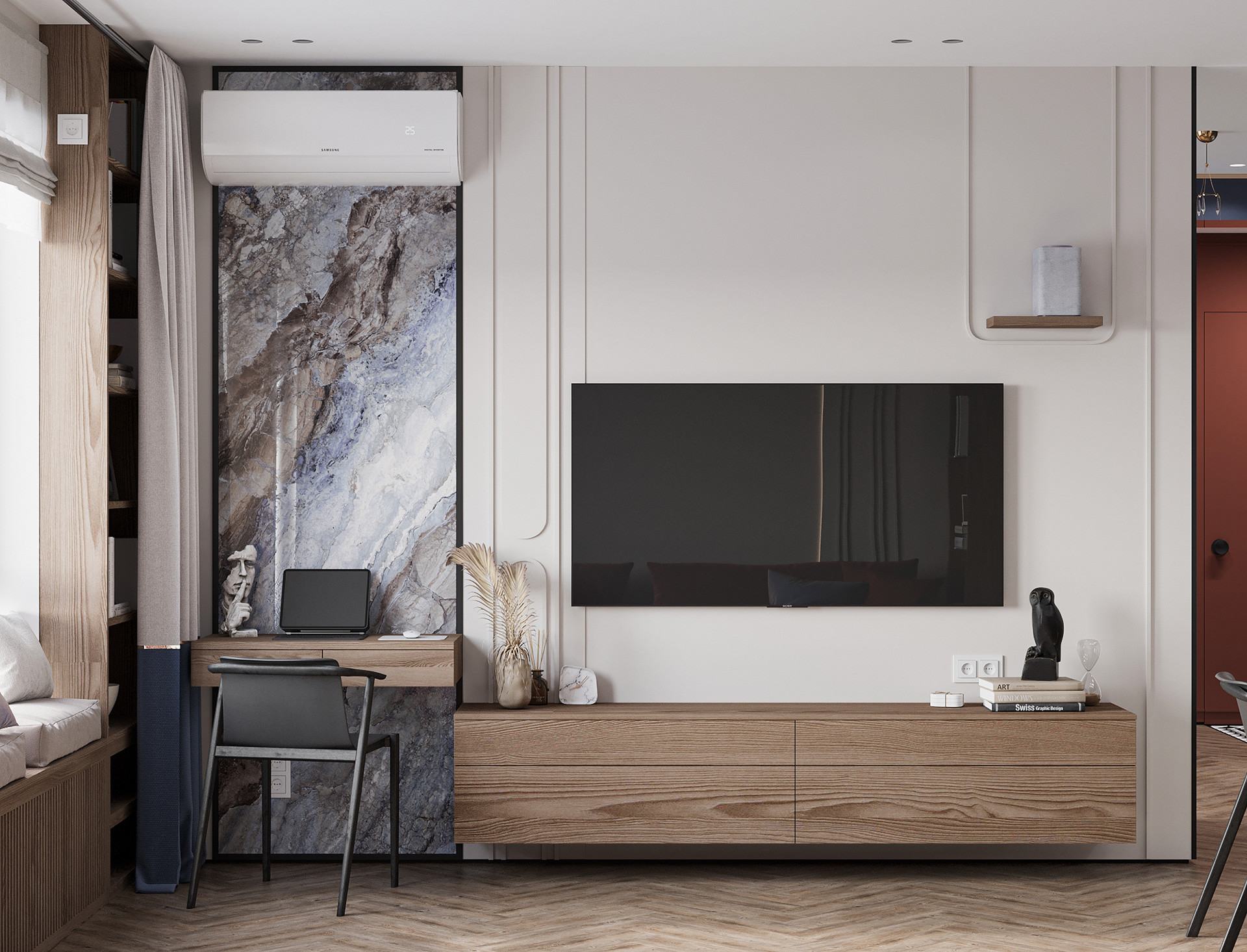 Code name "Hogwarts". Kitchen and living room-4