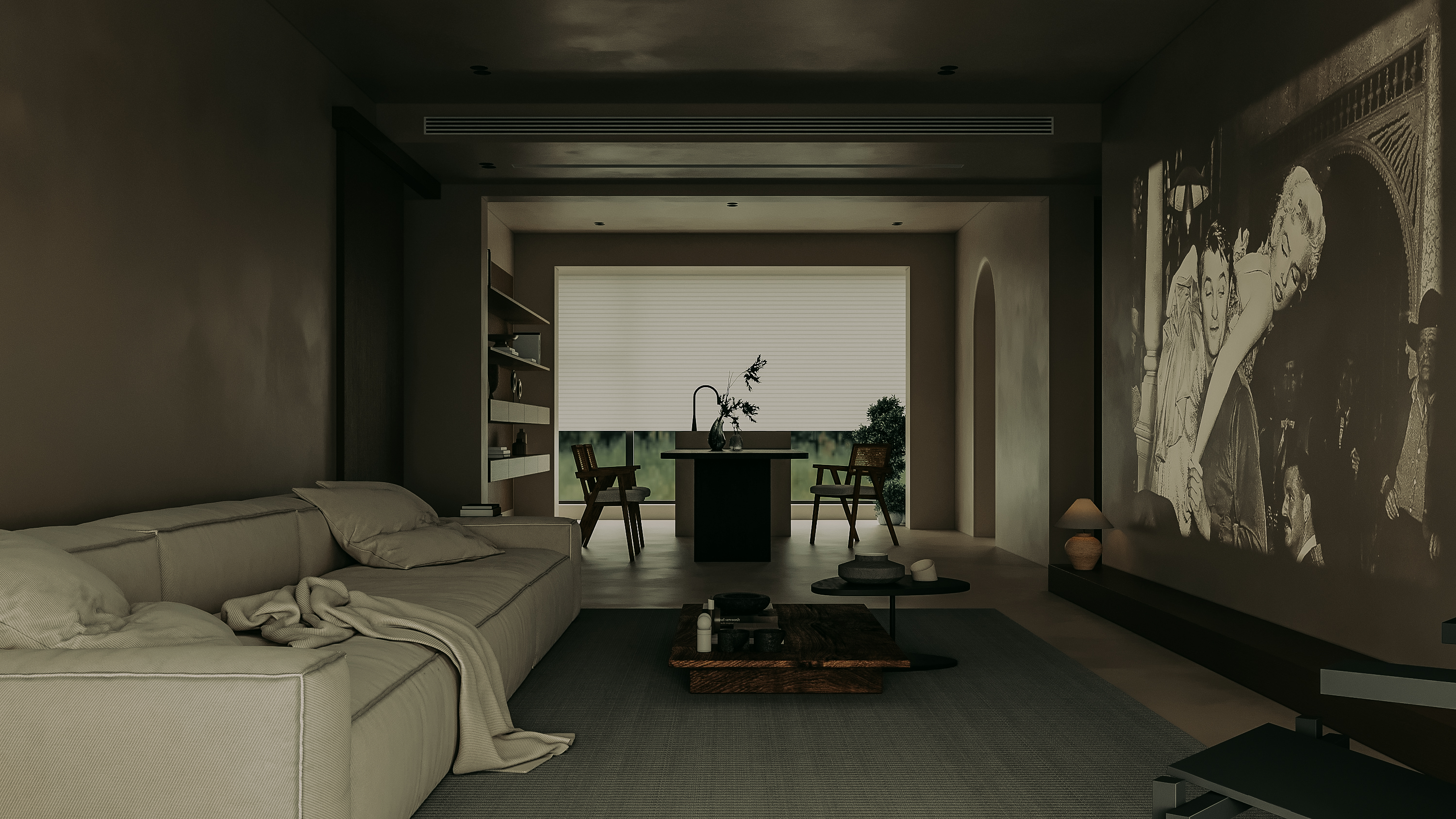 中古风+电影胶片室内设计-16