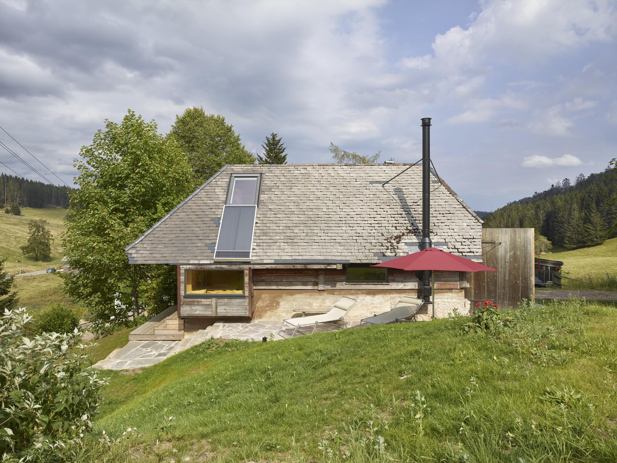 德国黑森林 1000 米高空的环保小屋-34