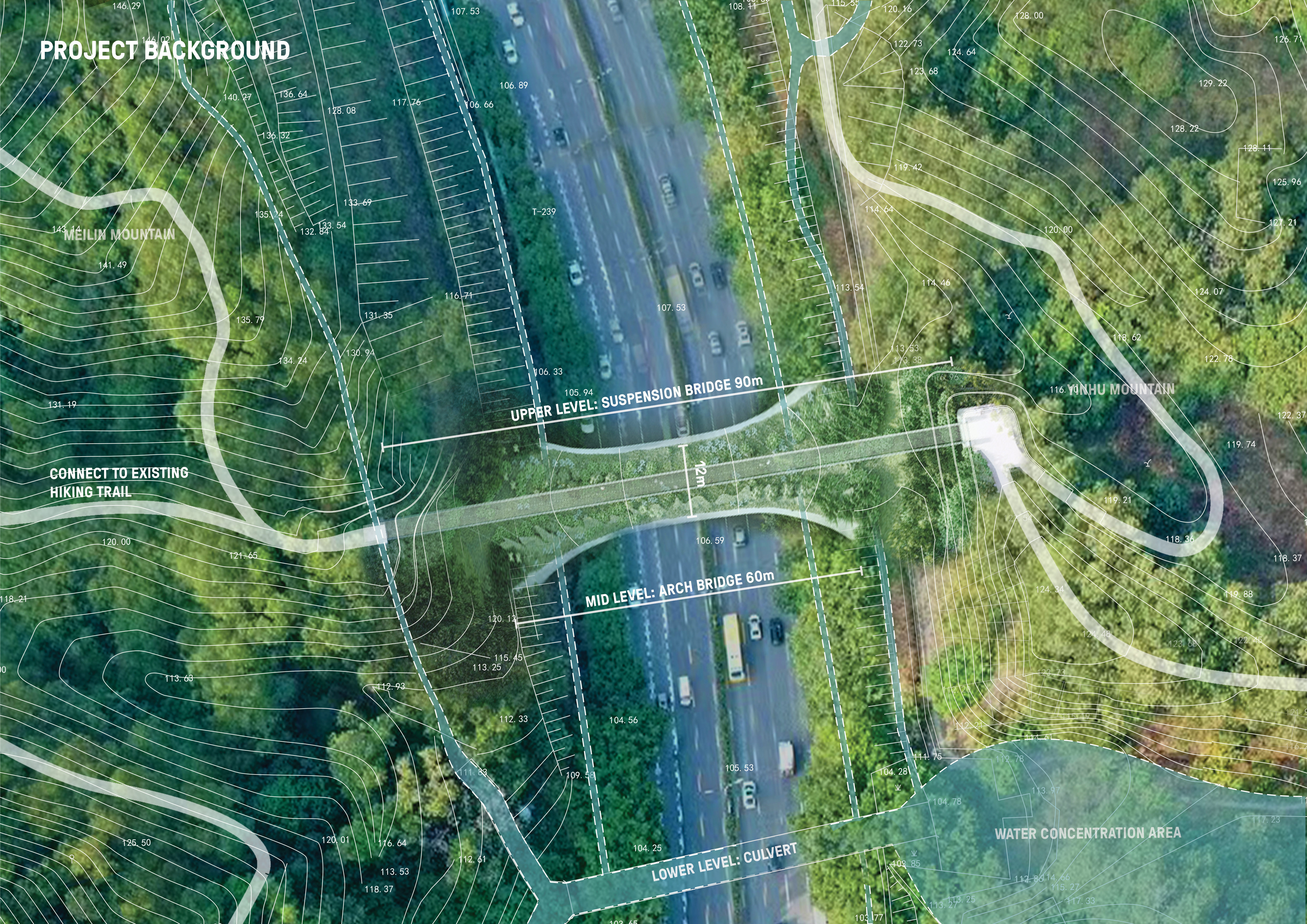 Meilin Mountain – Yinhu Mountain Corridor Bridge | SWA Group-16