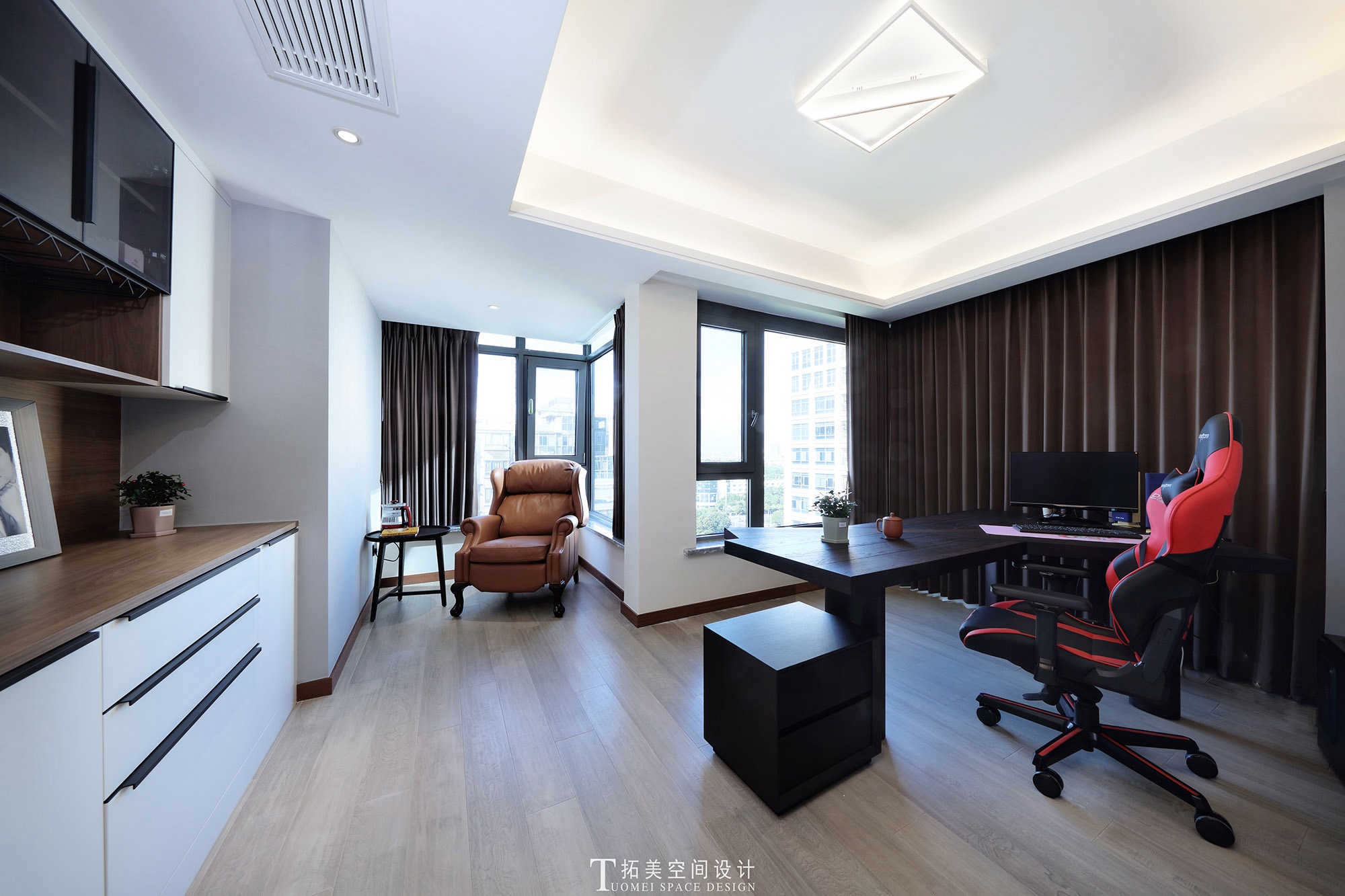 280㎡现代顶层复式丨中国丨拓美空间设计-37