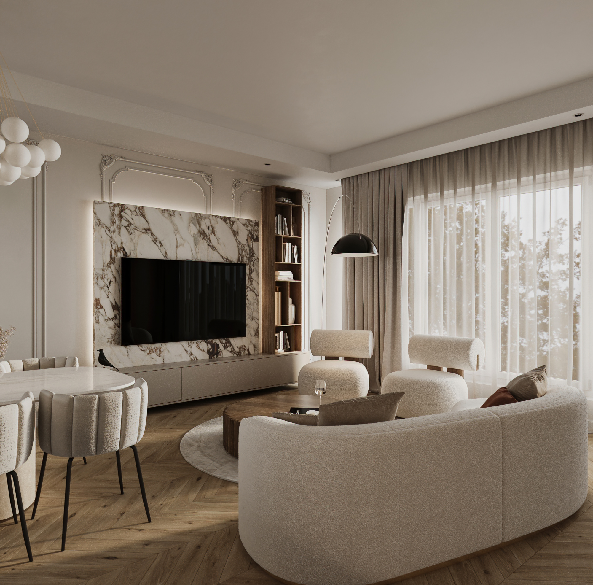 M House Renders Living-6