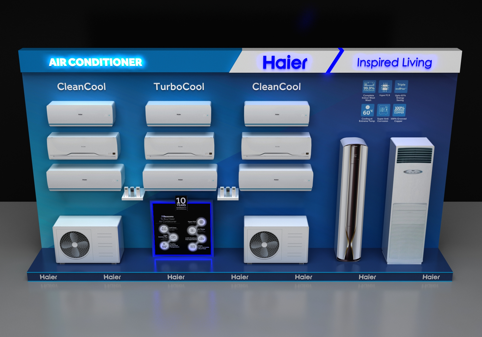 Haier Product Display Rack-6