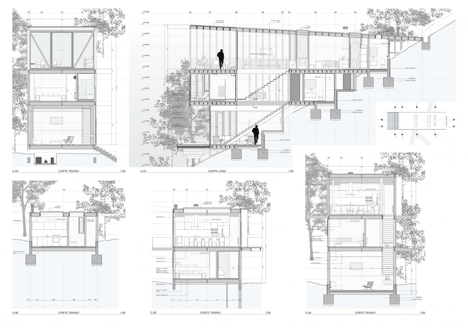 智利湖畔倾斜木屋-11