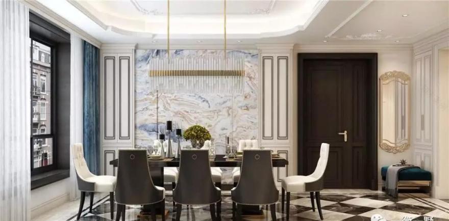 简欧遇上轻奢,打造精致典雅居住空间-9