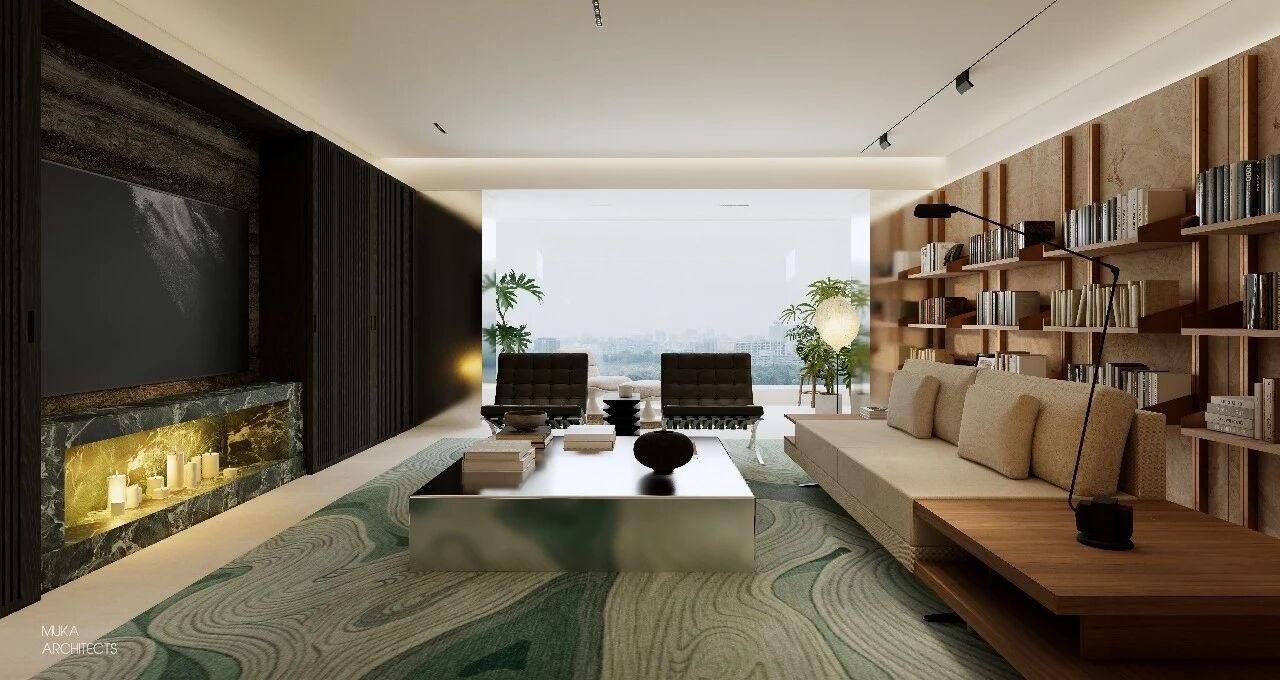 木卡建筑设计 · 上海350㎡滨江景观宅丨中国上海丨上海木卡建筑设计-4