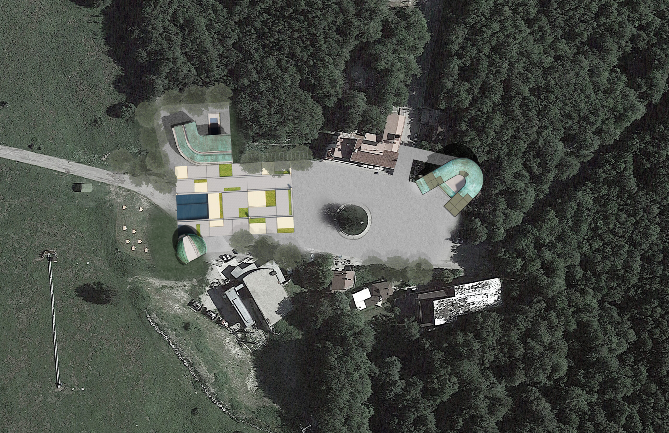 意大利阿布鲁佐大萨索山普拉蒂迪蒂沃广场总体规划丨Steven Holl Architects-2